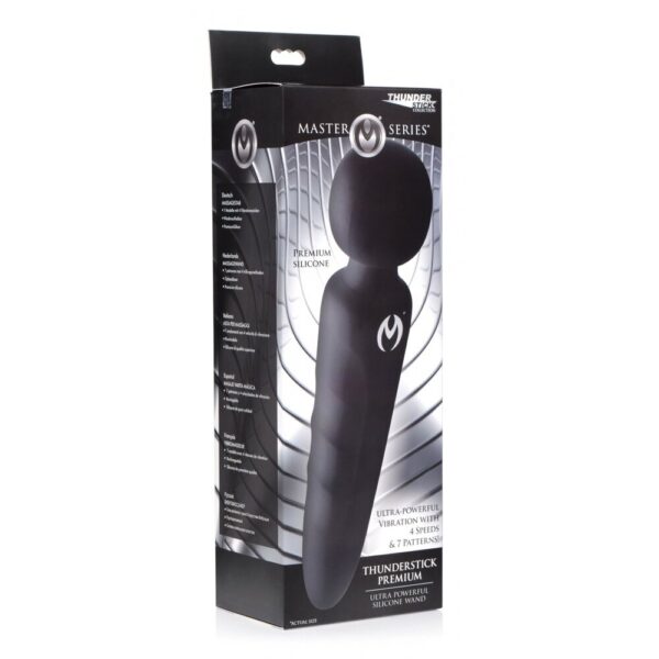 Master Series Thunderstick Premium Ultra Powerful Silicone Wand - Image 4