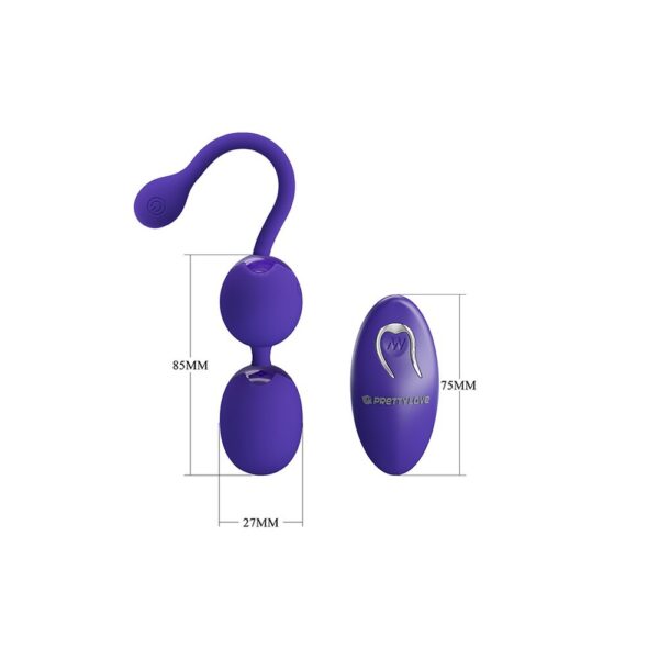 Pretty Love Willie Youth Kegel Balls Remote Control - Image 2